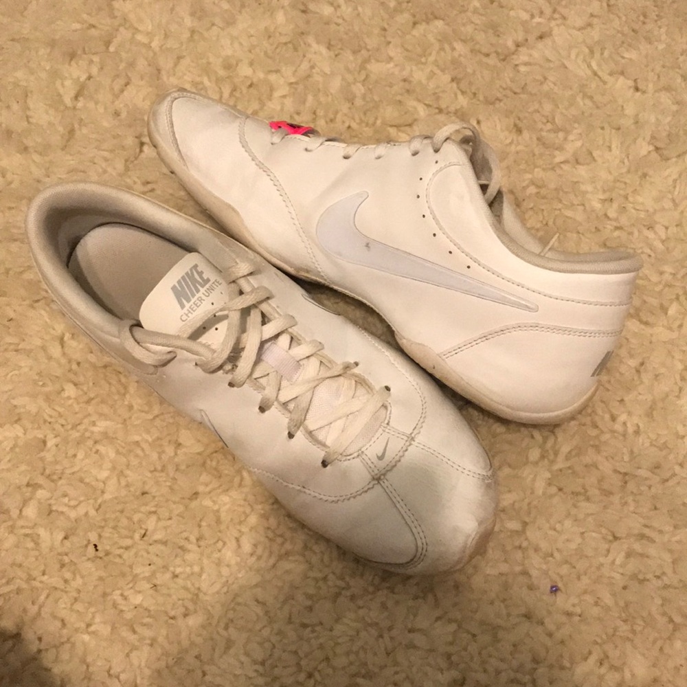White Nike Cheer shoes